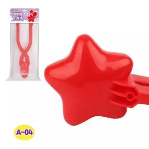 별똥별 눈집게신나는놀이 앙증맞은 겨울 크리스마스준비물 용품 스노우메이커 뭉치제조기 볼메이커 완구 아