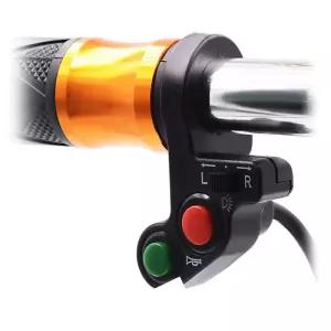 오토바이 스쿠터 튜닝 스위치 핸들 부착 전원 버튼이크 안개등 비상등작업 범용 전등컨트롤 부품 방수 클락