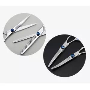 OH 반려동물 미용가위 커브업or다운가견가위 강아지용품 셀프 가위