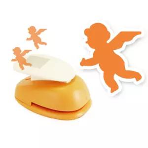 모양펀치 R-50 010 천사 펀칭기 펀칭 미니펀 꾸미 카드꾸미 장식용 펀치