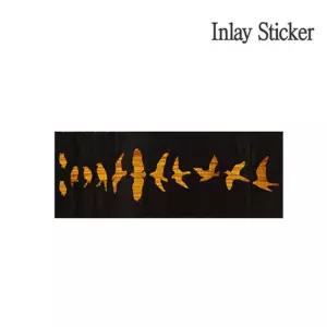 악기스티커 Birds Tabacco Burst 스틱커장식 데코 꾸밈 기타 소품