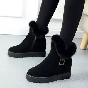 여자 클래식 FUR 세무 FW 앵클부츠