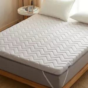 (색상 단일상품)매트리스 접이식 토퍼 더블 패드 침대 퀸 바닥