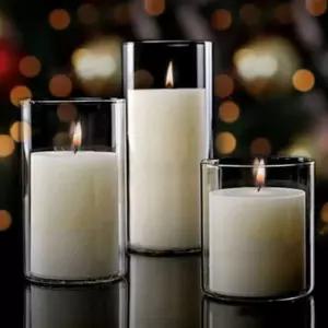 원통 유리 화병 15x25 꽃병 인테리어꽃병 디자인 예쁜 거실 소품 심플한