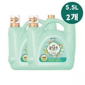 꽃담초 대용량 샤프란 섬유유연제 부케가르니 5.5L x2개 옷빨래