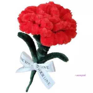 모루 브로치 6개 카네이션 인형 만들기pqr408