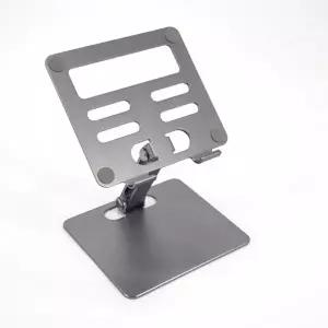 ( )알루미늄 태블릿 거치대 접이식 탁상용 스탠드 각도조절 휴대용 받침대 스마트기기 홀더