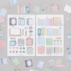 마이 리틀 라이브러리 북 메모 스티커 데코 꾸미기