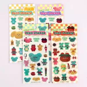 와사비베어 데코 스티커 꾸미기 다이어리꾸미기 곰스티커 팬시 소품꾸미기