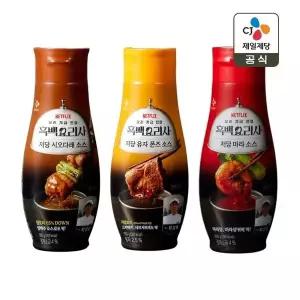 [CJ제일제당] 저당 시오다래소스 255g x1개+유자폰즈소스 255g x1개+마라소스 260g x1개