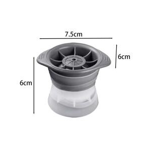 아이스 큐브 금형 실리콘 바 위스키 라운드 메이커 구형 기계 빠른 냉동 수직 하키 M