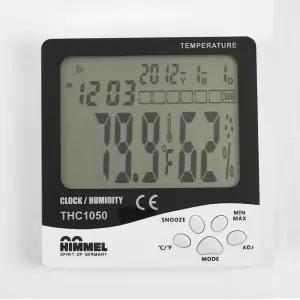 힘멜 정품 디지털 멀티 다기능 온습도계 5IN1온도계 디지탈 시계 조리용 실내