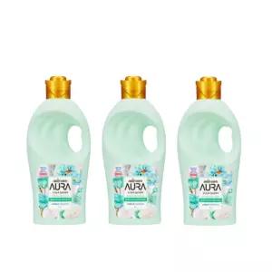 아우라 용기 실내건조 섬유유연제 스모키머스크 1L, 3개