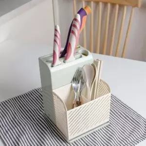 ( )칸막이 수저 분리 수납 칼꽂이 물빠짐 수저 통 보관함 정리함