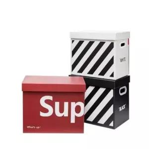 종이 정리함 27x20x17cm 보관박스 인테리어박스