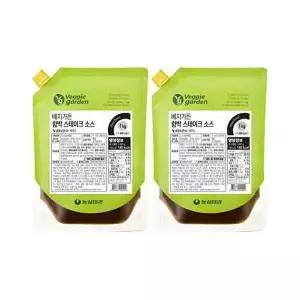 [T] 베지가든 함박스테이크 소스 1kg (식물성) 2개