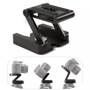 알루미늄 폴딩 Z형 메탈 플레이트 수평계 삼각대 DSLR액션캠나사 스크류 어댑터 캡아답타 고프로부품 고악