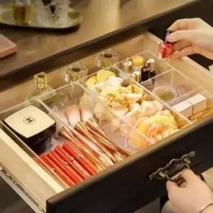 화장품 칸막이 서랍정리함 소품수납함 투명보관함