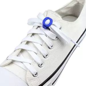 운동화끈 풀림 방지 클립 10세트(20개)화 결속기 신발 화끈 고무줄 실리콘 어린이