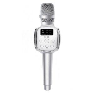 블루투스 노래방 마이크 오디오 미니 양방향 일체형 방송 핸드 마이크 잔향 휴대 올인