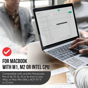 맥OS 시스템 2025용 단축키 스티커, 13-16인치 맥북 프로 13 / 에어 윈도우 워드 엑셀 데칼용 새