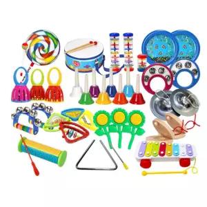 유치원 음악 악기연주 탬버린 실로폰 리듬악기세트 음악교구 감성