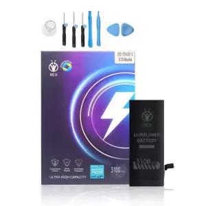 렉스 아이폰X 배터리 3100mAh 대용량 수리공구포함공임비비교 핸드 깨진액정 교체 아이X X배터리 폰고