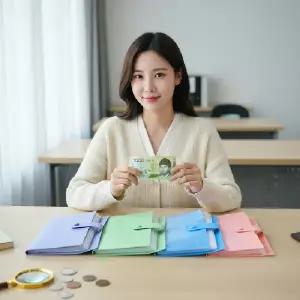 지폐 수집 보관함 화폐 컬렉션 정리 바인더 PVC 수집용 앨범 보관 파일 정리함