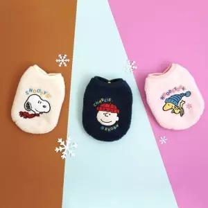 패리스독 피너츠 원터 뽀글 점퍼 네이비강아지옷 애견 반려 패션 아우 외투 윈뽀 겨울뽀 뽀점퍼 애완