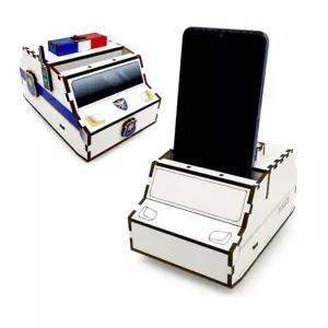 우드공작 이미지 코딩 로봇 경찰 만들기 컬러 UV빛인식만들기 주행만들기 학습교구 교육 교구재 어린이 키