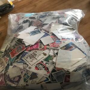 대형 및 중형 레트로 건물, 중고 상태, 실제 정품, 영국과 다른 우편 우표, 반복되지 않음, 50/100 개