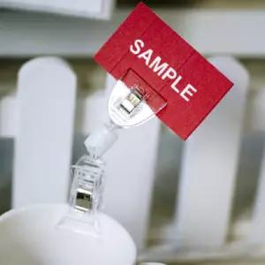 집게중형 반달 쇼클립 10개안내판 메모꽂이 찝게 POP 팝업다관절 가격표 마트 매장전시 카드 행거