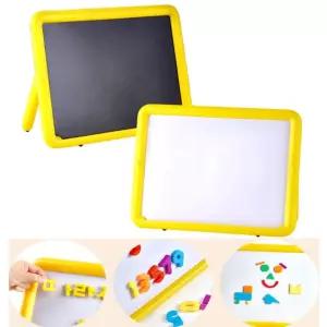 유아동 드로잉 언어 학습판 양면칠판 화이트 자석보드 공부 아동칠판