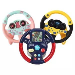 유치원 교통 벽흡착 사운드 자동차 핸들 운전대 선물 실내놀이 창의력
