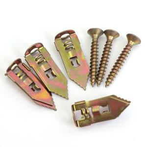 20/100세트 셀프 드릴링 드라이월 앵커(스크류 포함) 확장형 못 헤비듀티 금속 벽 앵커 태핑 스크류 고정