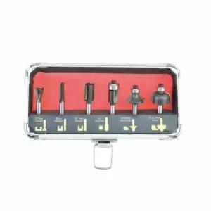 트리머날 세트 6pcs 목공용드릴 비머비트 루터 루타 목공구 절삭 홈파기 용드릴 드릴 목재 머비 빗트