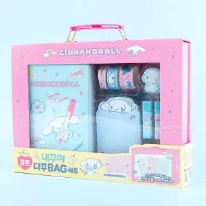 시나모롤 큐트 내꾸야 다꾸BAG세트초등학생다이어리 노트 그림 어린이문구 팬시 학용품 캐릭터