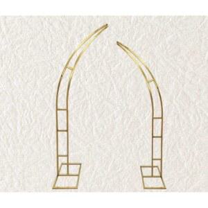 웨딩 오브제 플라워 걸이 거치대 8하이골드 조화 2 소품 3하이 꽃 아치