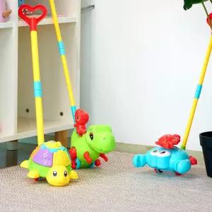 9개월 아기 걸음마 밀대 길이조절 보조기 걸음마연습 시각 성취감