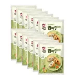 CJ 백설 밥이랑 야채 27g 12개