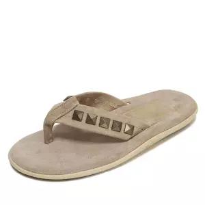 [공식정품 매장as가능]아일랜드슬리퍼 스웨이드 여성 쪼리 조리 샌들 슬리퍼 타우페 베이지 PT203STD18-TB