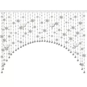 구슬커튼 거실 현관 비즈 문 현관발 구슬문발 홈 럭셔리 아치형