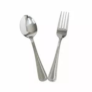 bns 땡땡이 스텐 유광 어린이 스푼 포크 수저세트