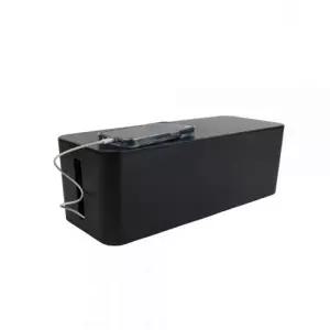 ( )멀티탭 다용도 전선정리함 블랙 대형