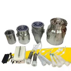 양 축유기 축사 유축 사육 젖짜는 기계 소 염소 업글버전 착유 우유 펌프-C.양