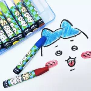 어린이 크레용 12개입 묶음 크레파스세트 새학기학용품 ？？처리 랜덤 먼작귀 유치원 초등학교 새학기 답례품