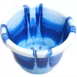 빈티지화분 레트로 대형 블루인테리어 분갈이 플라스틱 루베리 단지 클래식 토분 다육