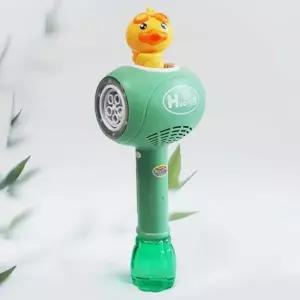 (색상1 꼬마오리자동버블건)미니 꼬마 오리 피규어 듀얼 자동 버블건 스핀 비눗방울