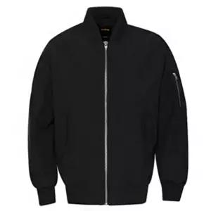 랜더스 블루종 점퍼(JK715) 검정남자 여성 겨울 무지 기본 남성자켓