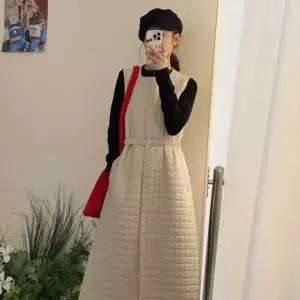 쥬디제이 패딩롱베스트 다운베스트 여자경량패딩조끼